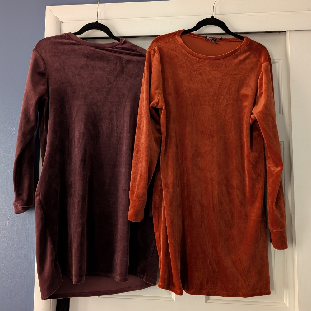 Size 1X Velvet dress Bundle